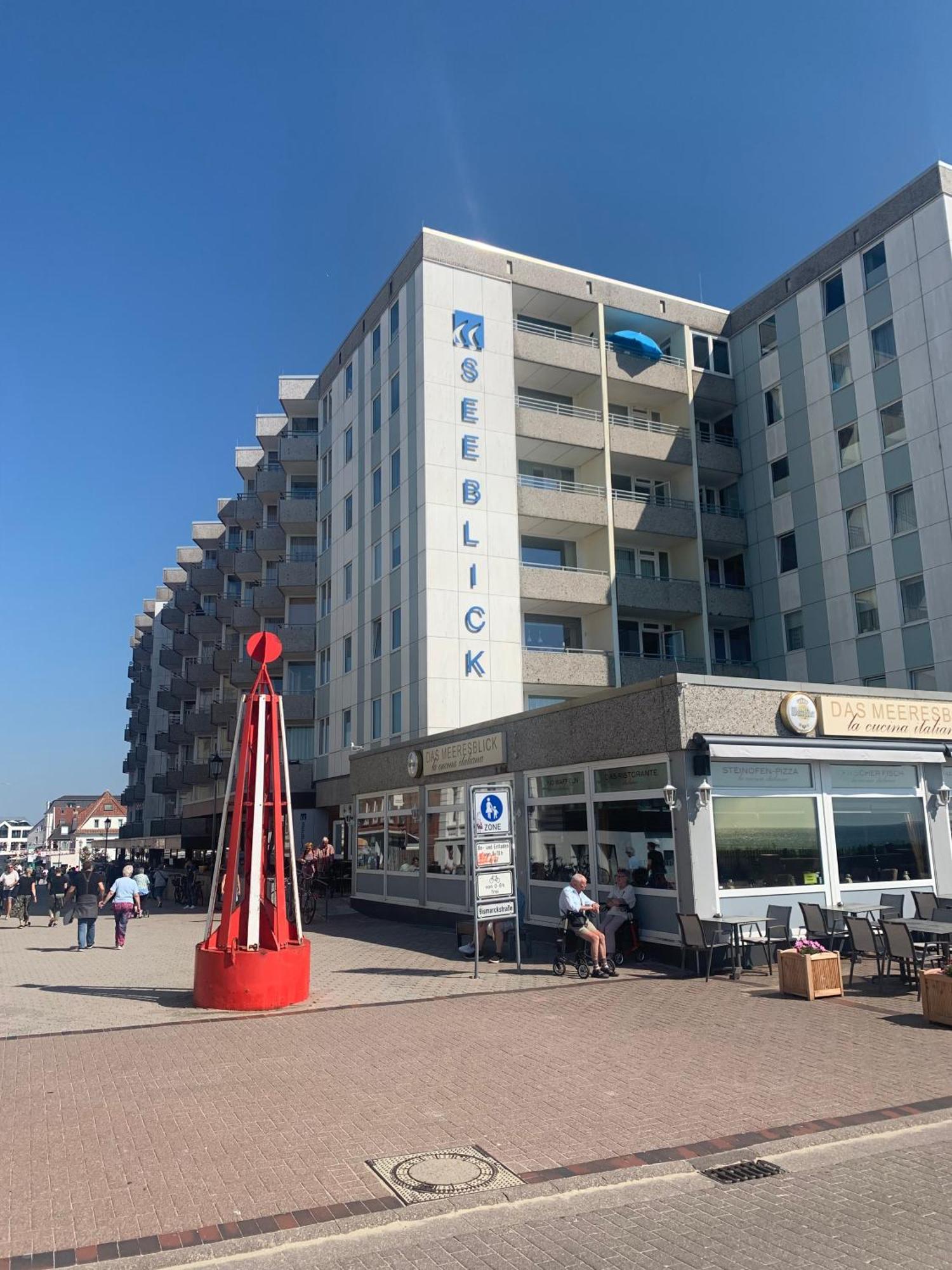 Strandblick Im Haus Seeblick Bismarckstrasse Боркум Экстерьер фото